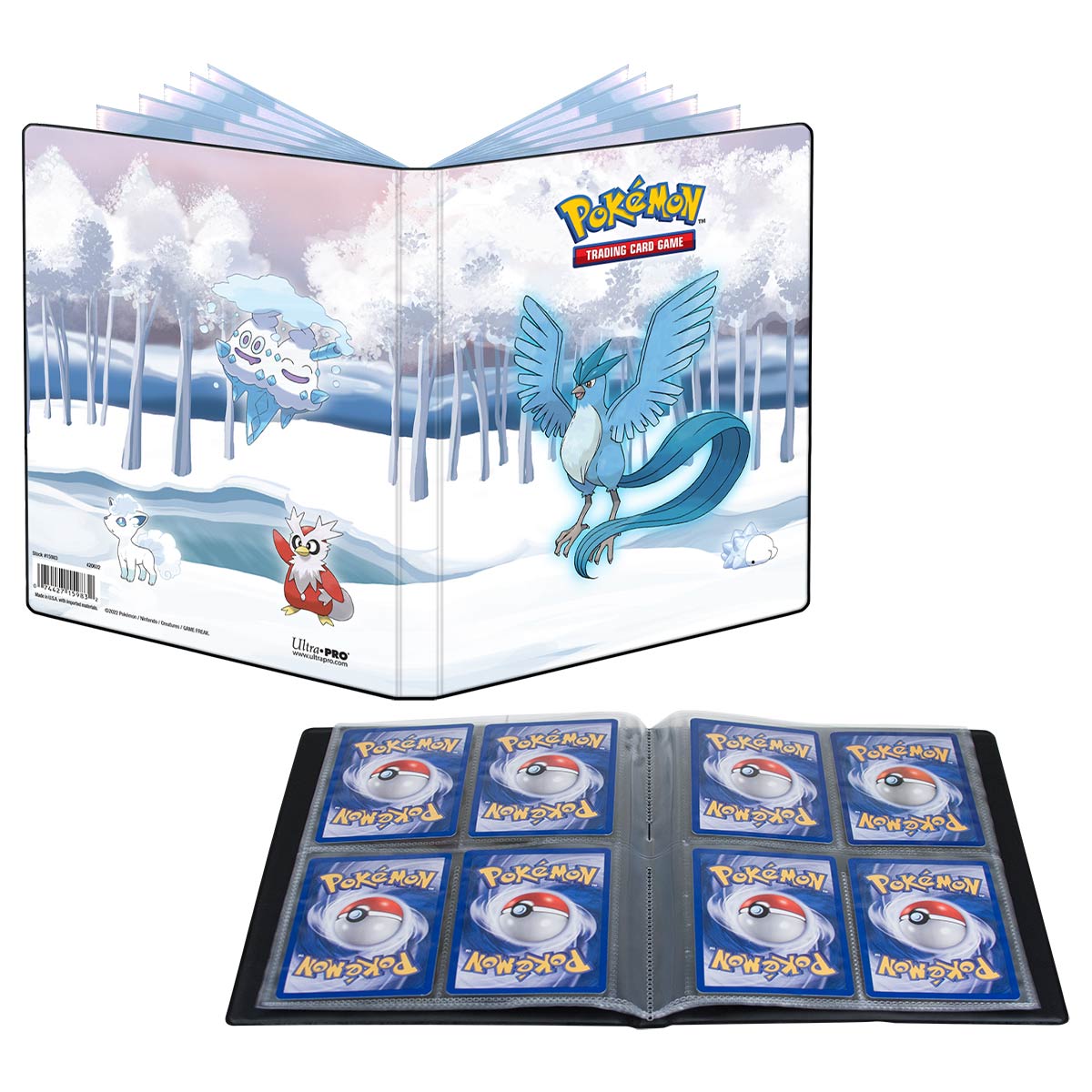 Pokemon Ultrapro 4-Pocket Portfolio 10 Pages Gallery Series Frosted Forest 